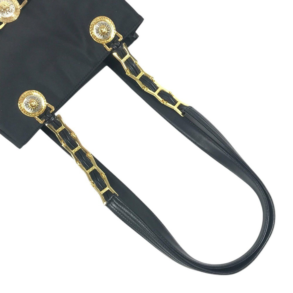 Versace Nylon Handbag Shoulder Bag (Pre-Owned)