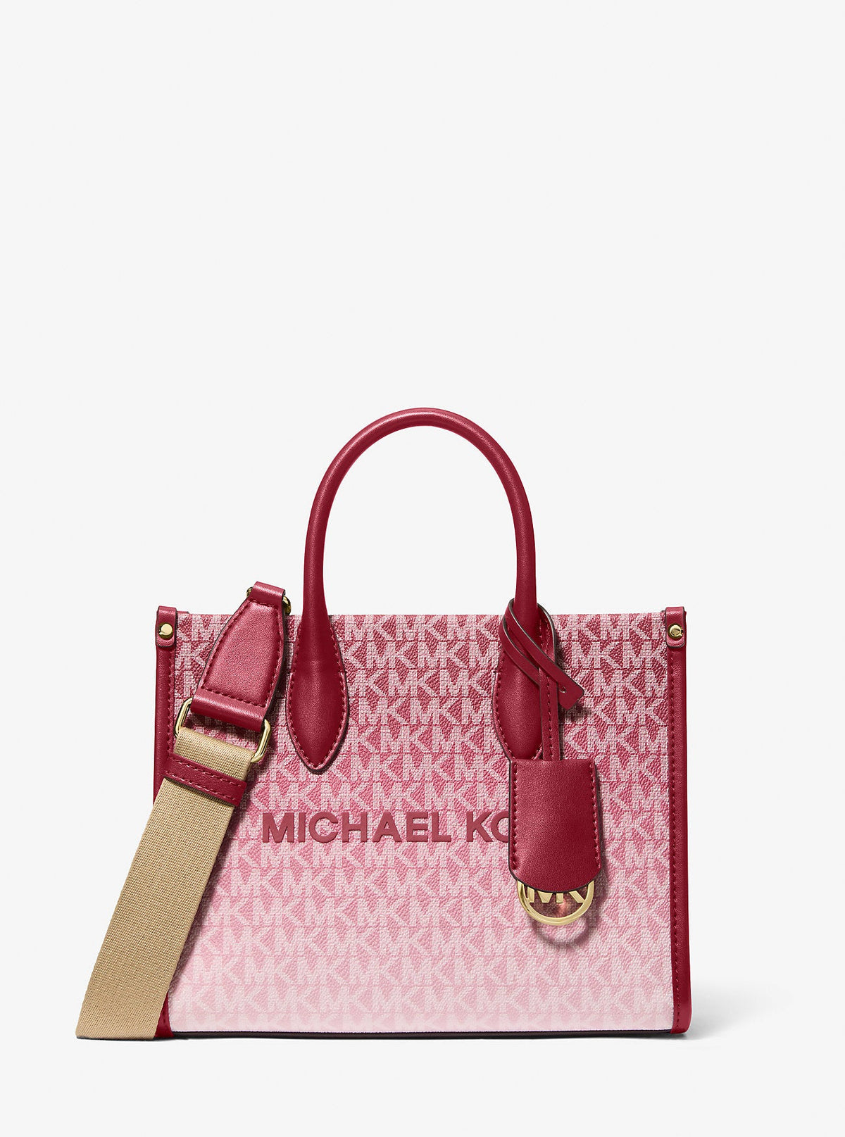Mirella Small Ombré Signature Logo Convertible Crossbody Bag