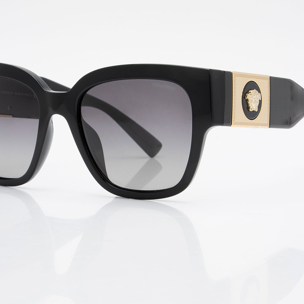 Versace Polarized Medusa Sunglasses
