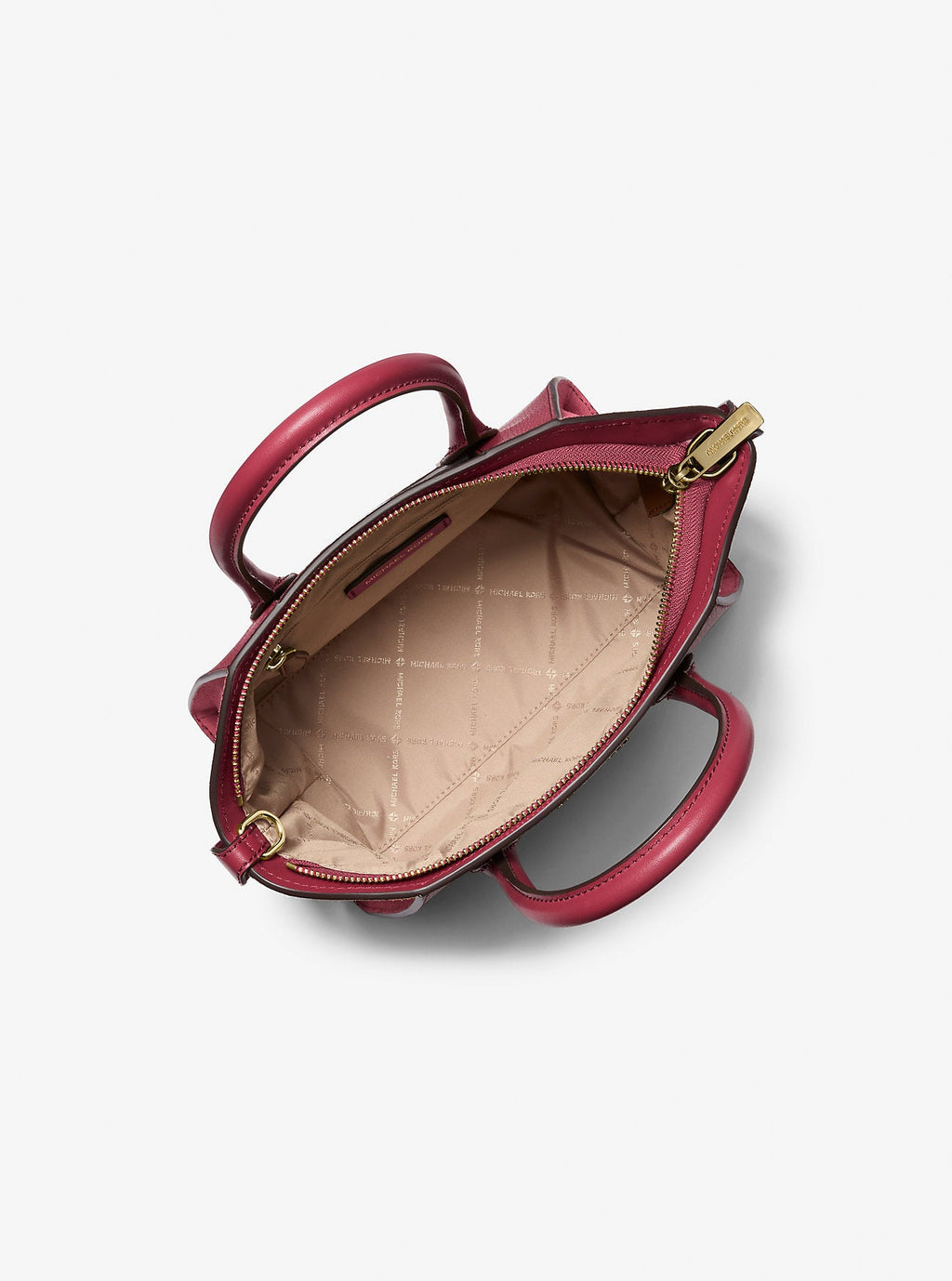 Avril Small Pebbled Leather Satchel