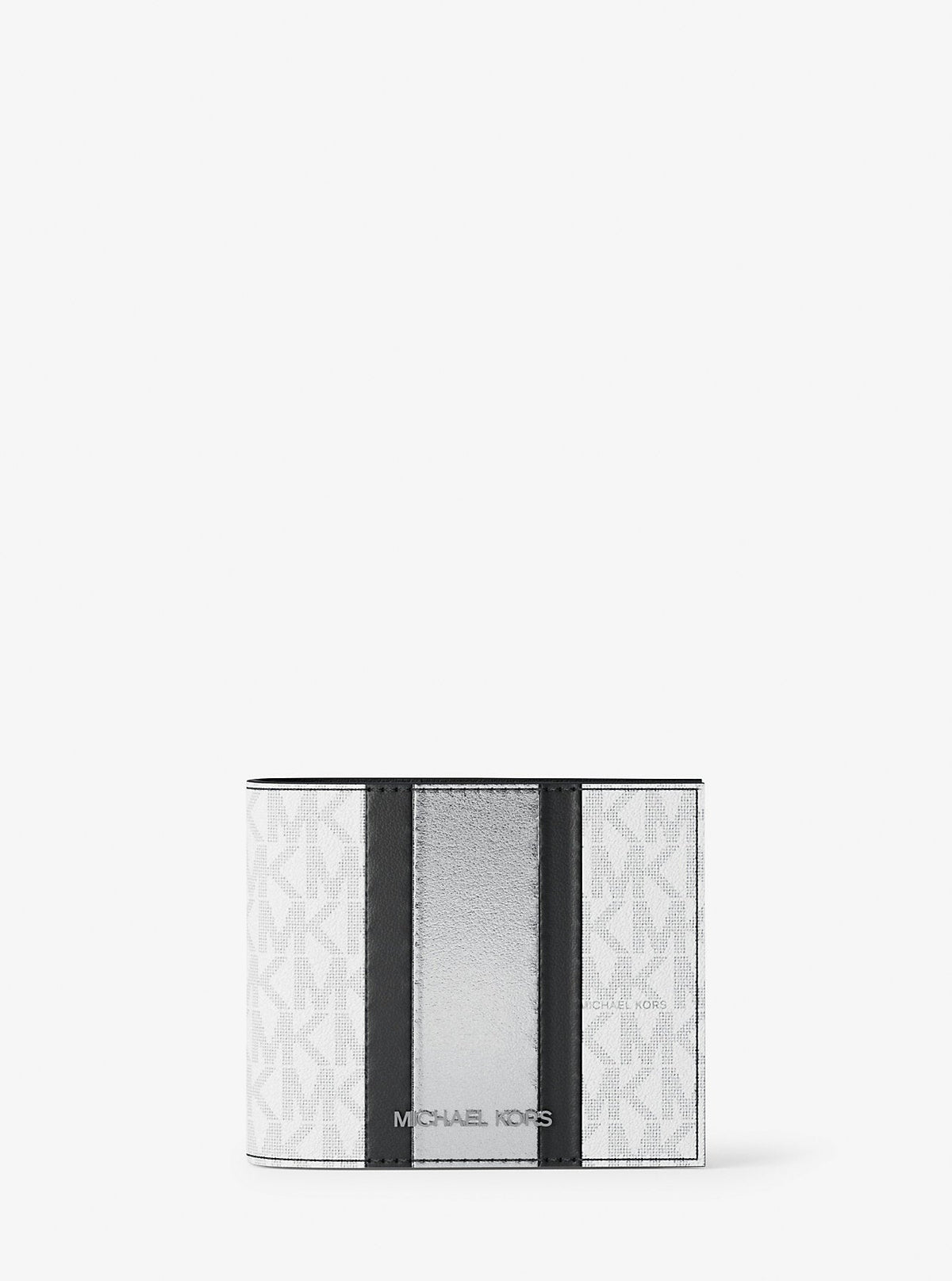 Cooper Signature Logo and Metallic Stripe Billfold Wallet