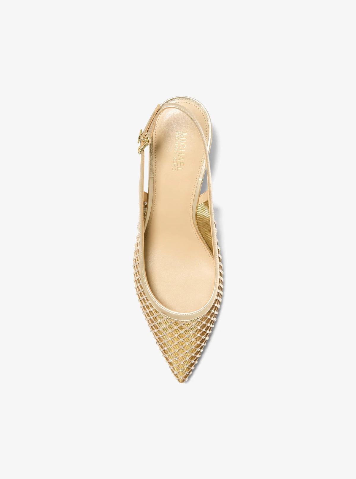 Amali Embellished Mesh Pump
