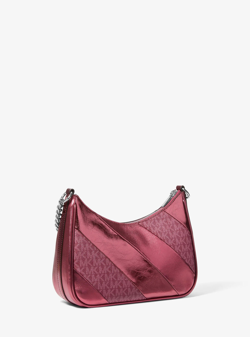 Jet Set Travel Metallic and Signature Logo Convertible Pochette