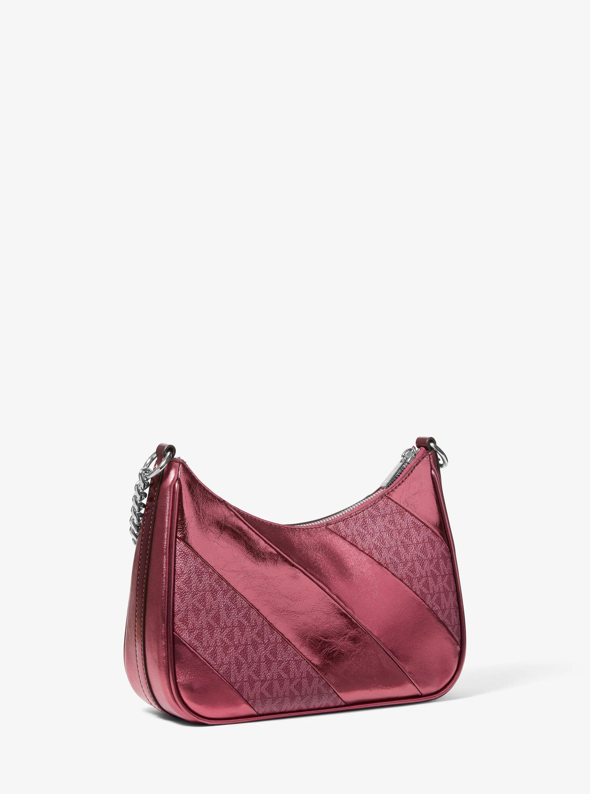 Jet Set Travel Metallic and Signature Logo Convertible Pochette