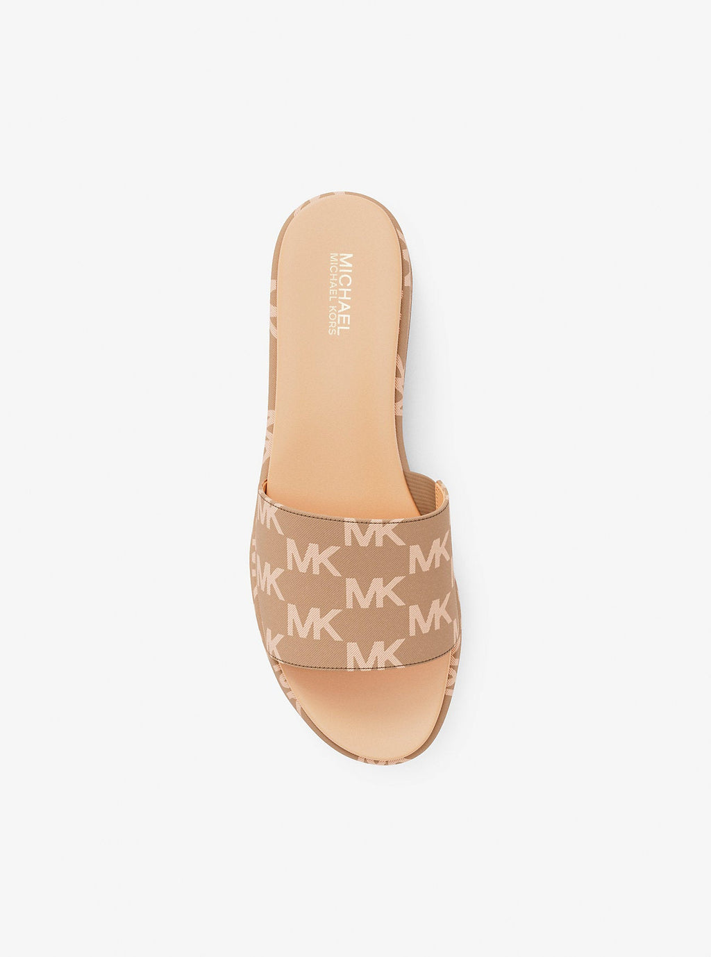 Sadler Logo Jacquard Platform Slide Sandal