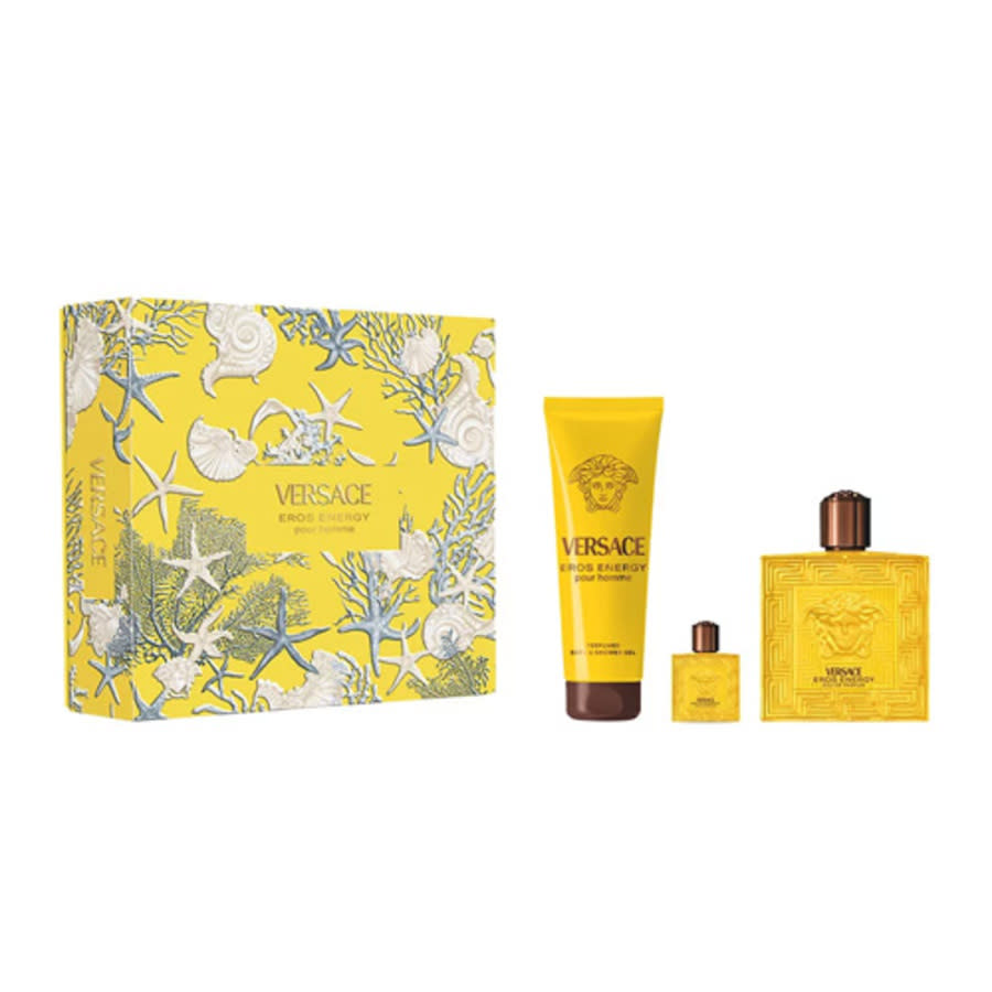 Versace Men's Eros Energy Gift Set Fragrances 8011003900060