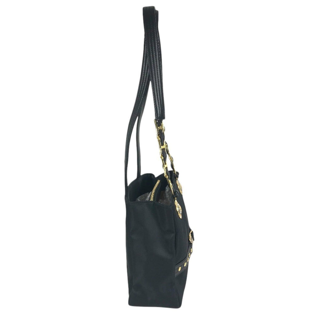 Versace Nylon Handbag Shoulder Bag (Pre-Owned)