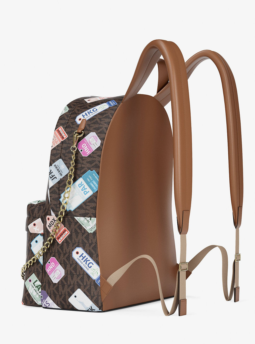 Slater Medium Printed Signature Logo Backpack