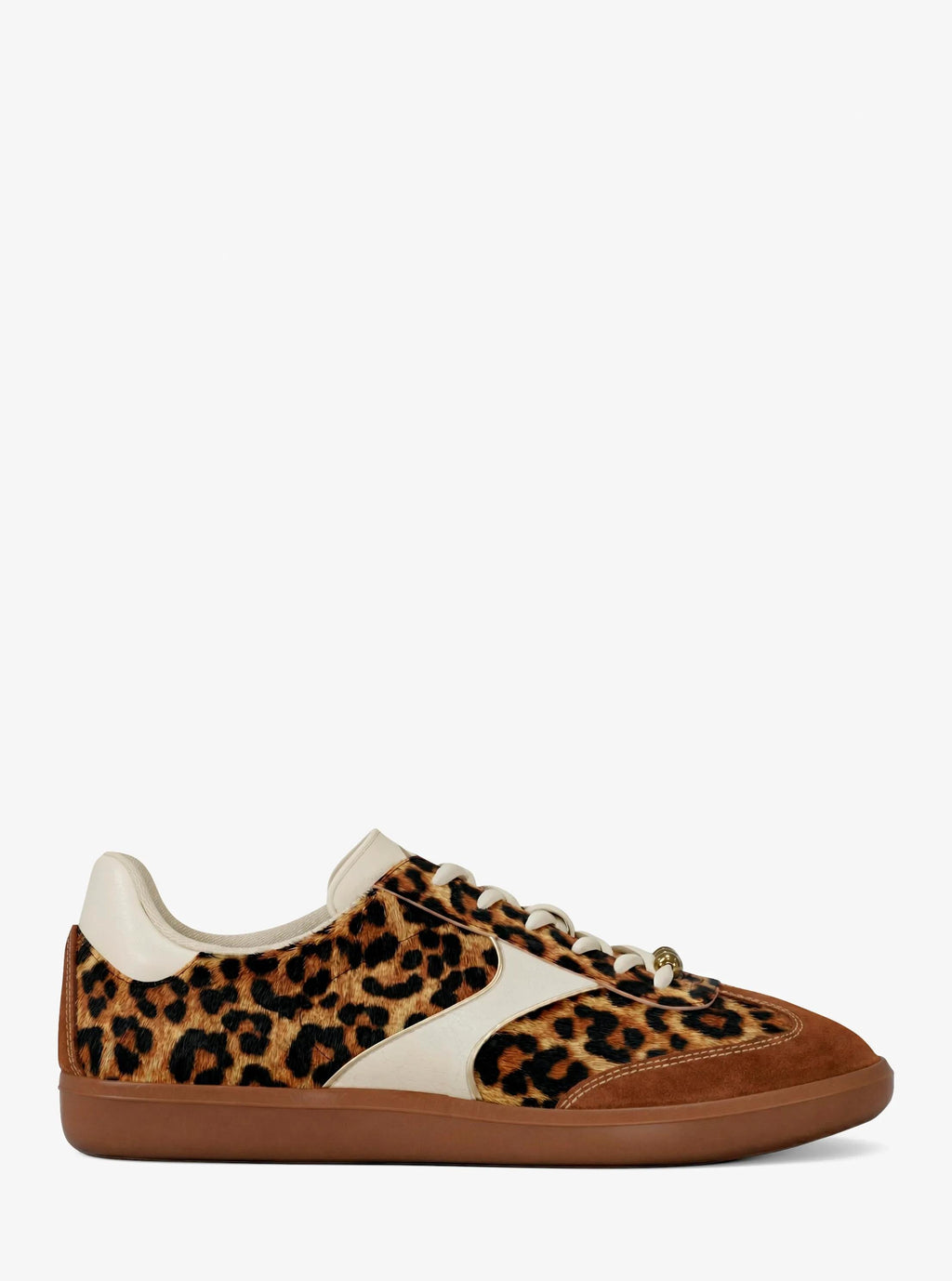 Sammy Leopard Print Calf Hair Sneaker