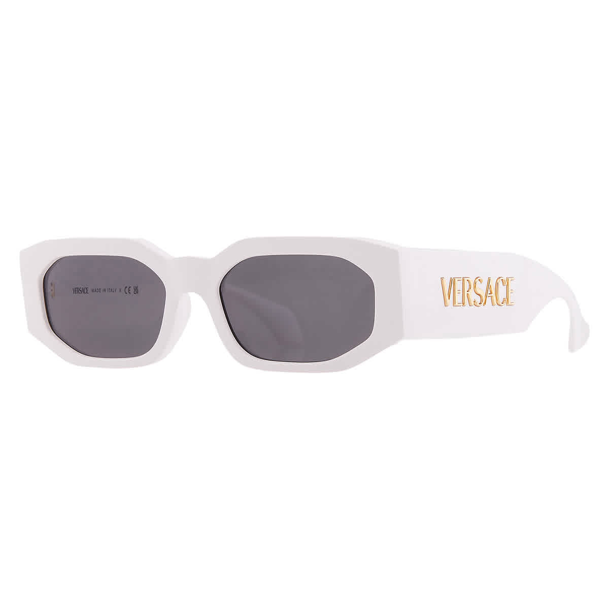 Versace Dark Grey Irregular Ladies Sunglasses VE4489U 314/87 55