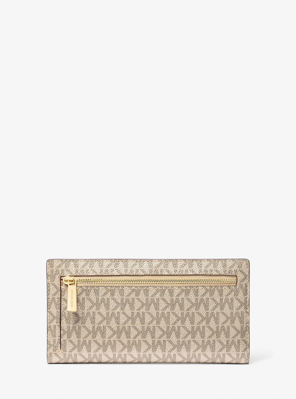 Carson Large Metallic Signature Logo Wallet
