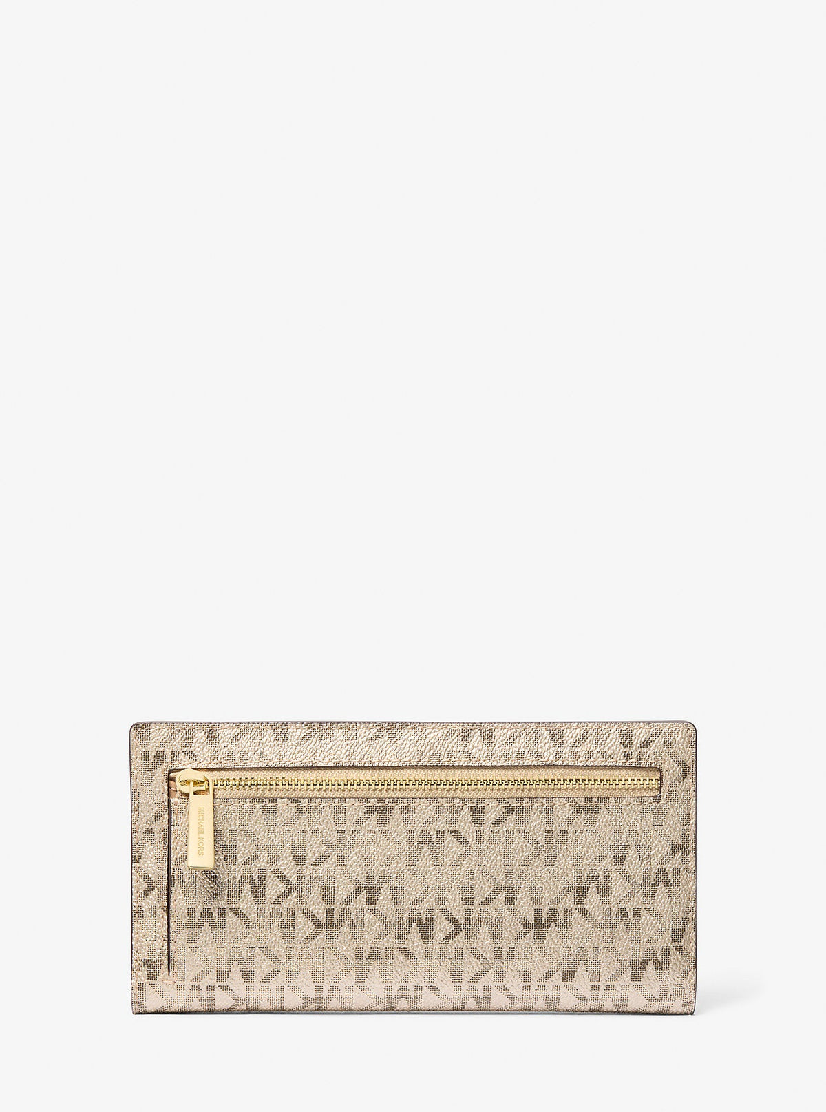 Carson Large Metallic Signature Logo Wallet