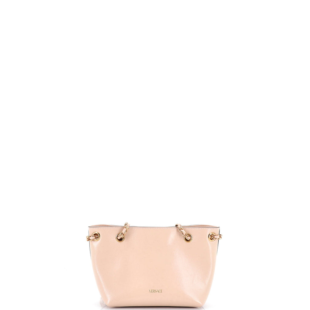 Medusa Icon Chain Tote Leather Small