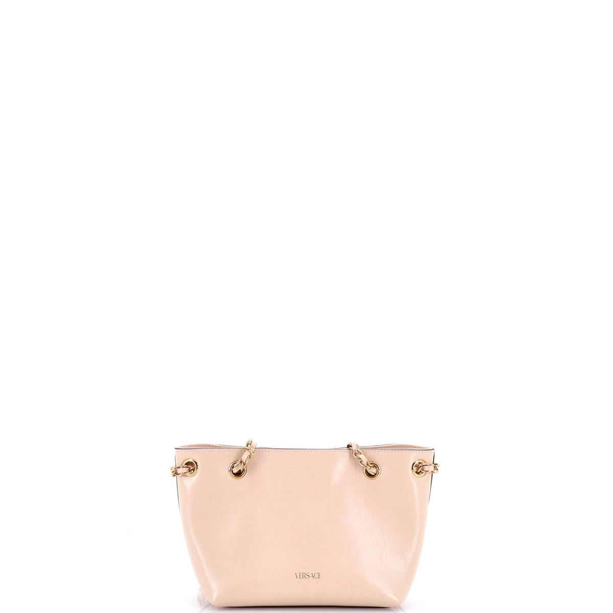 Medusa Icon Chain Tote Leather Small