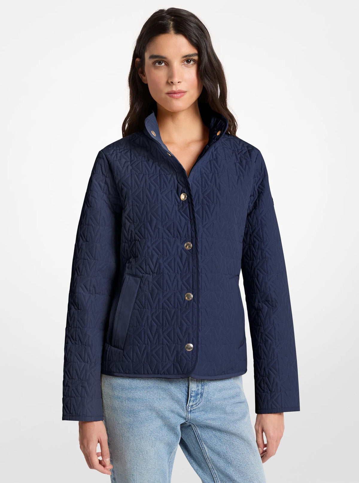 Quilted Logo Jacket