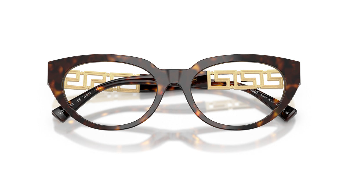 0ve3383 Tortoiseshell Cat-Eye Sunglasses