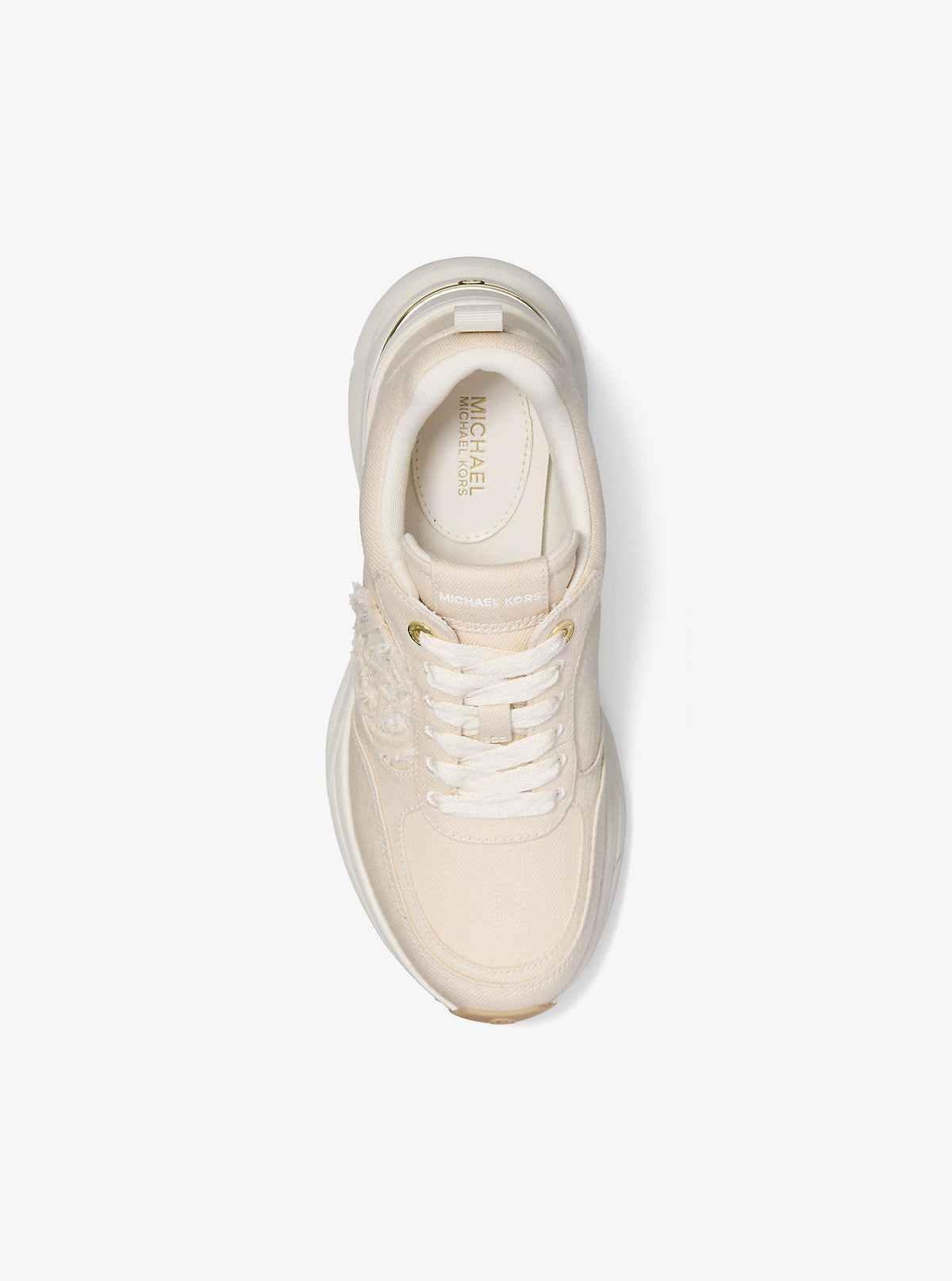 Katrina Frayed Denim Trainer