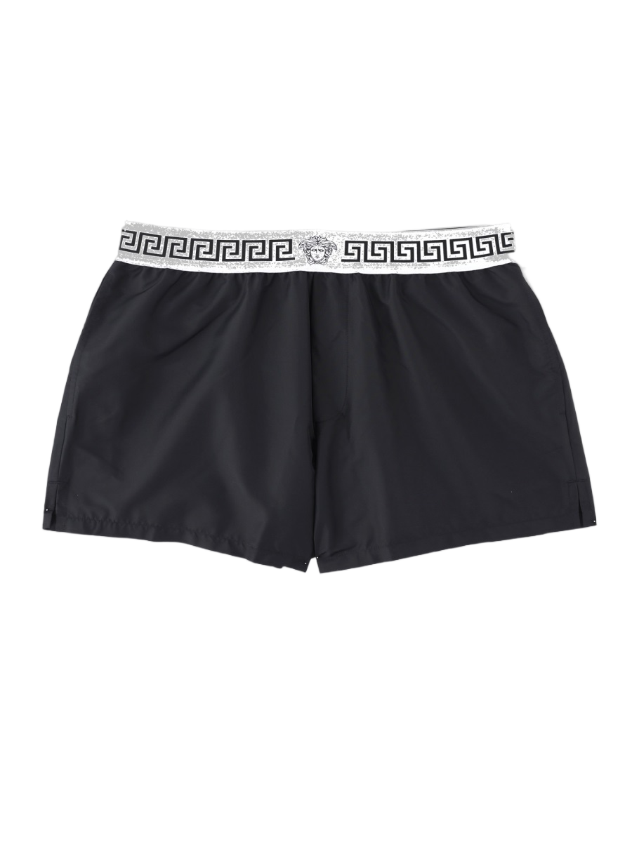 Black Greek Key Belt Underwear