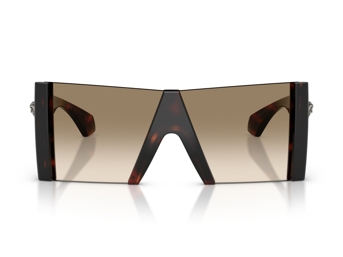 Tortoiseshell 0ve4515 Oversized Shield Sunglasses