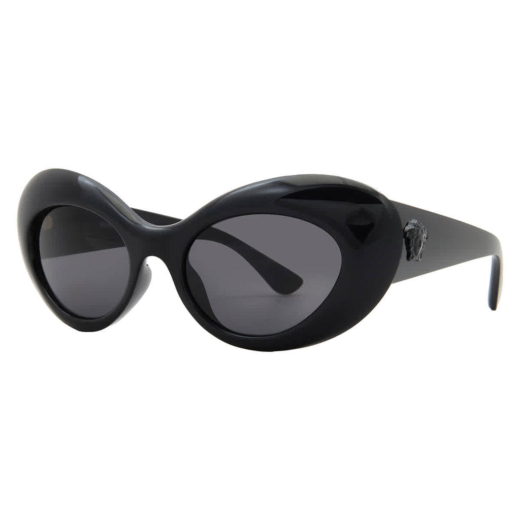 Versace Grey Cat Eye Ladies Sunglasses VE4456U GB1/87 52