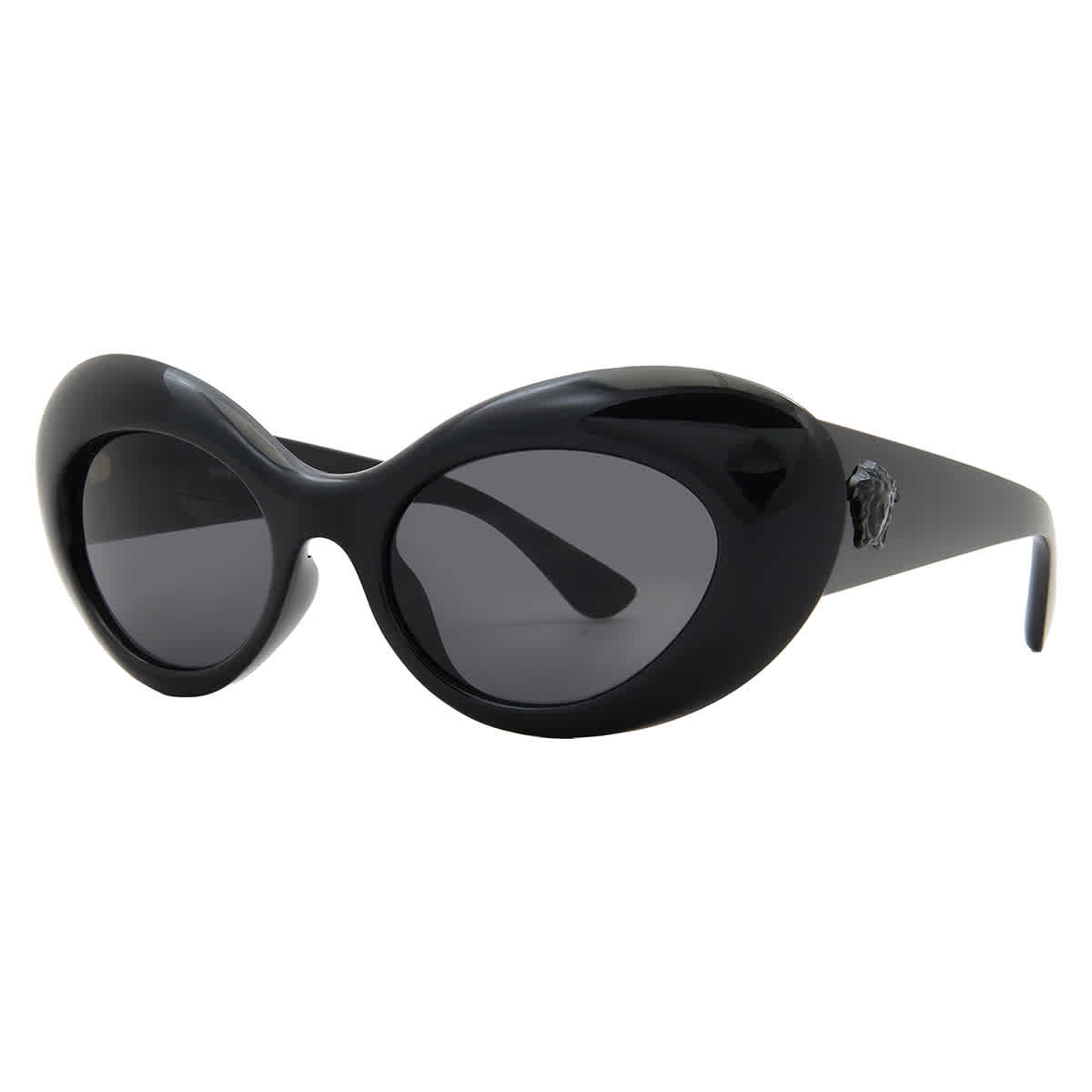 Versace Grey Cat Eye Ladies Sunglasses VE4456U GB1/87 52