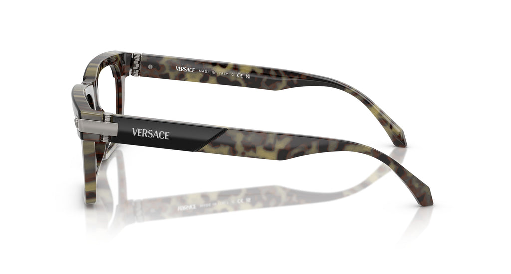 0ve3354 Oversized Square Tortoiseshell Sunglasses