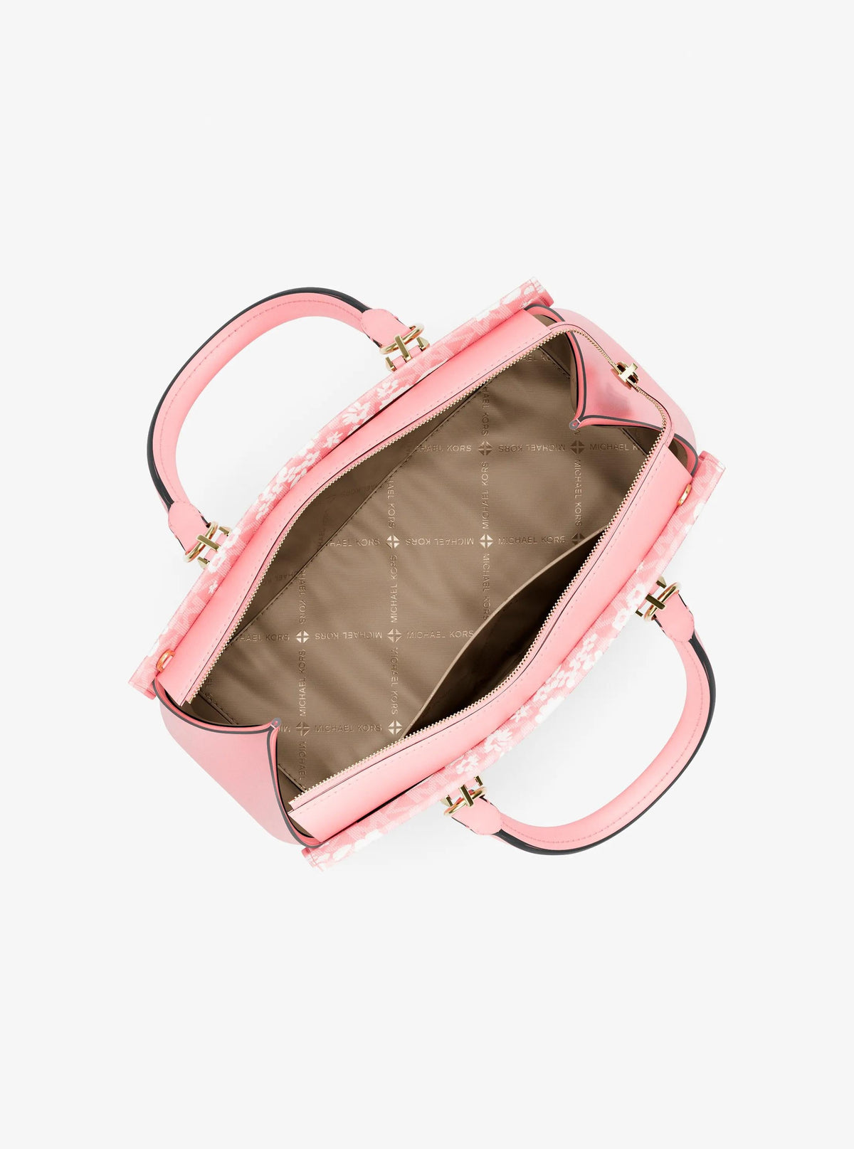 Marilyn Medium Printed Signature Logo Satchel