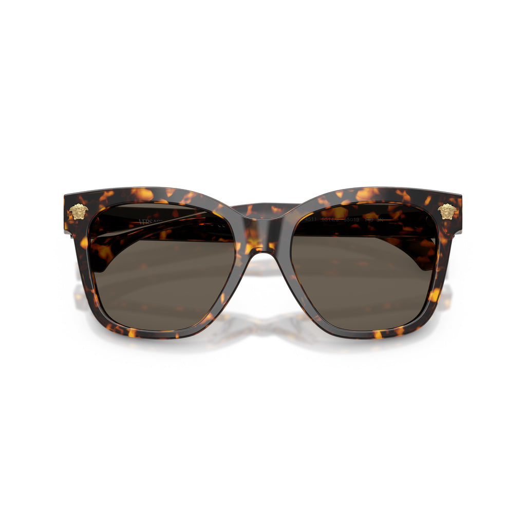 0ve4511 Oversized Tortoiseshell Frame Sunglasses