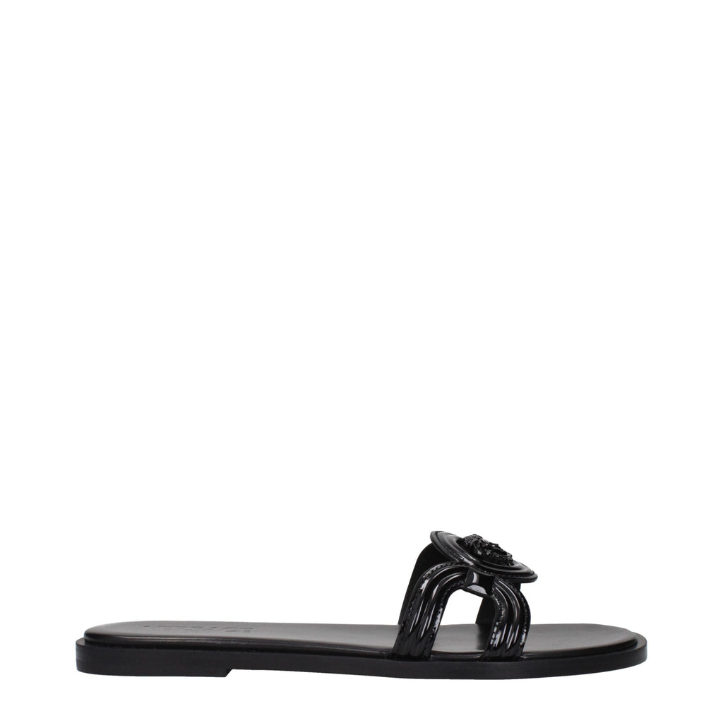 Versace Leather Women's Slippers