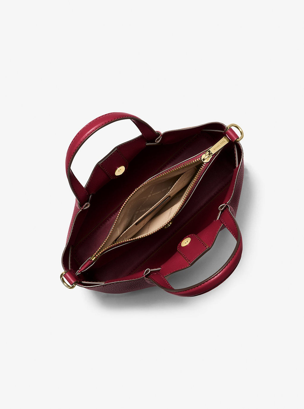 Carson Small Pebbled Leather Satchel