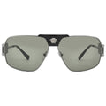 Versace Green Navigator Men's Sunglasses VE2251 1001/2 63