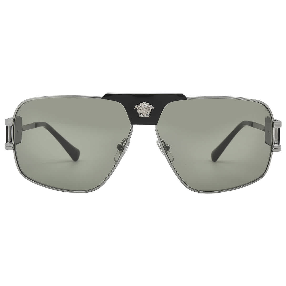 Versace Green Navigator Men's Sunglasses VE2251 1001/2 63