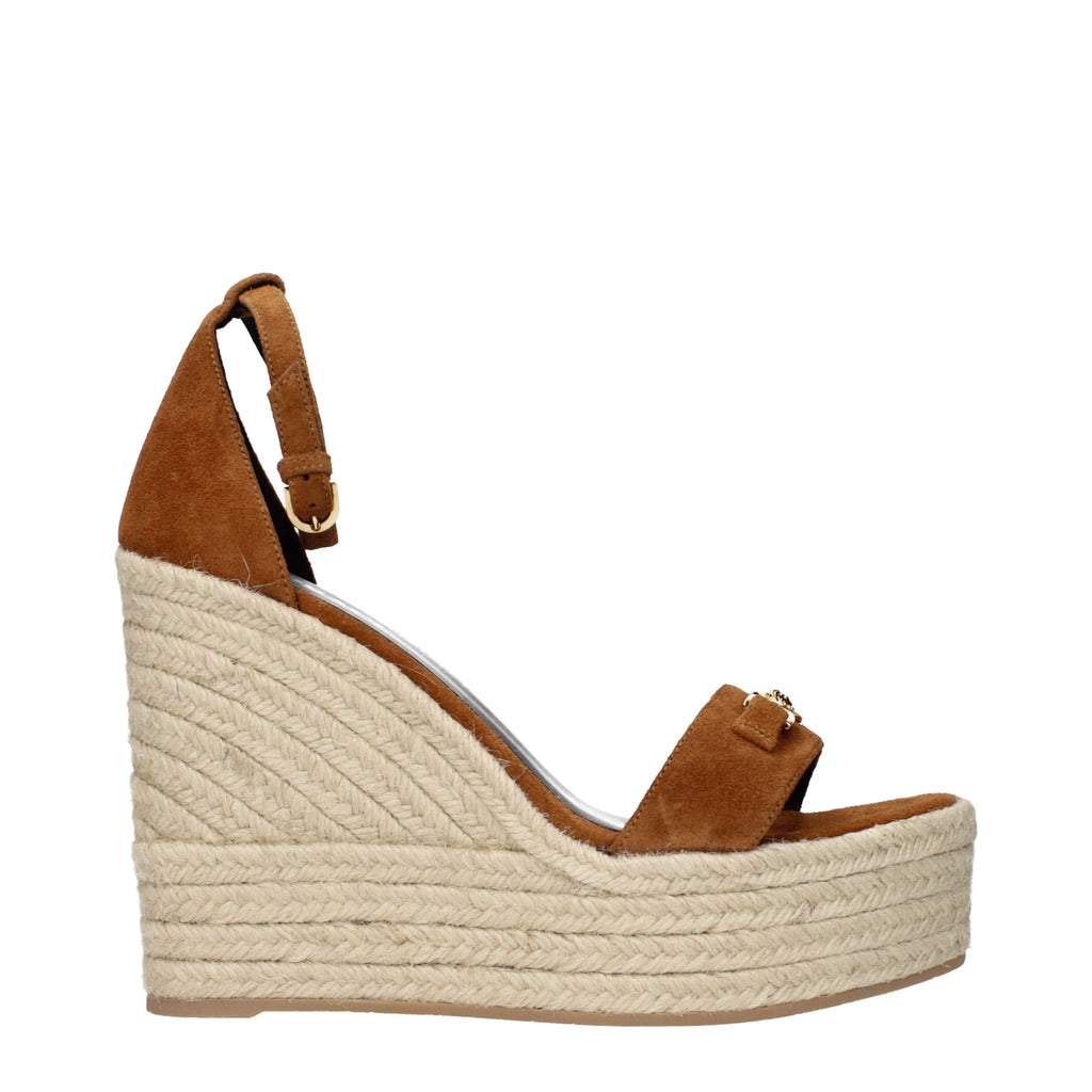 Versace Leather Wedge Women's Sandals