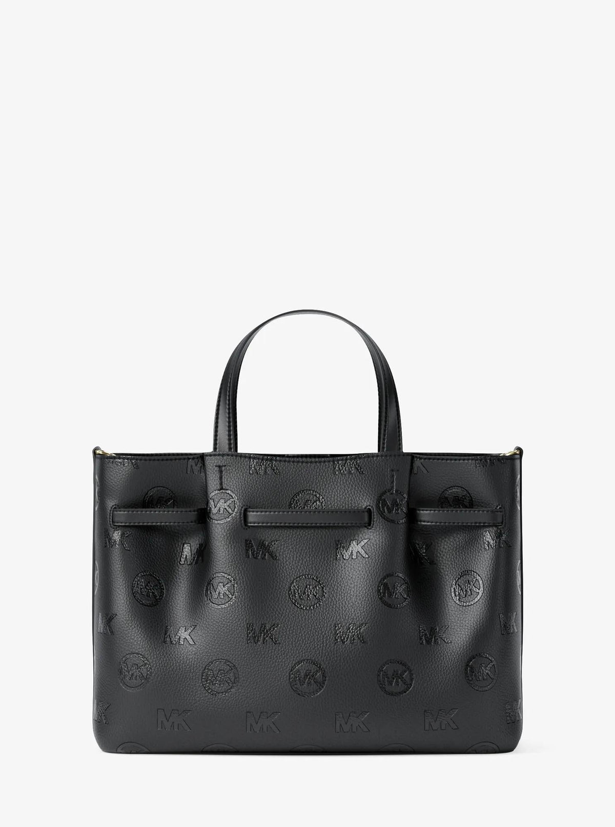 Carson Medium Logo Debossed Satchel