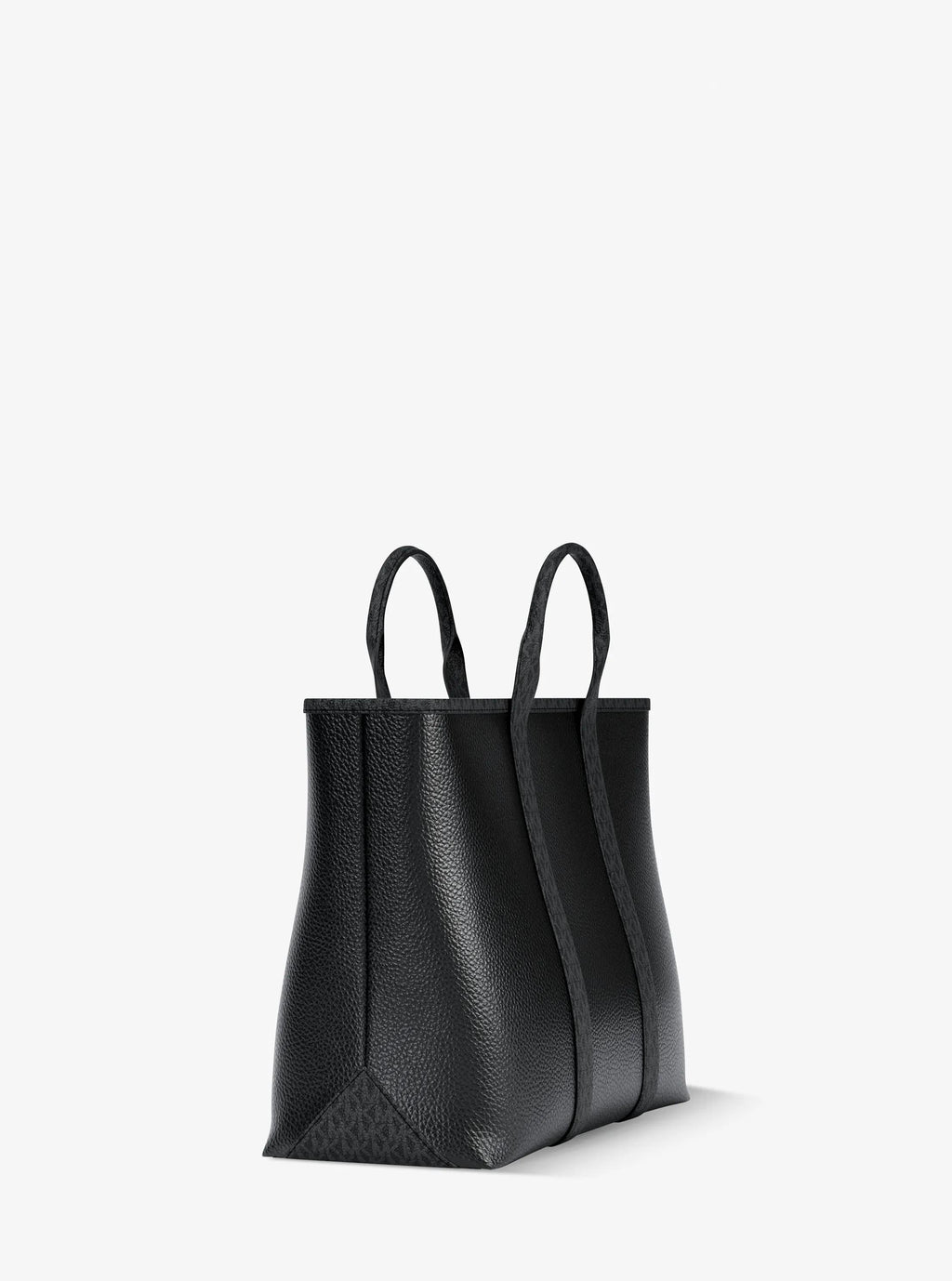 Cooper Medium Pebbled Leather and Signature Logo Tote Bag