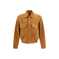 Versace Lamb Ovis Aries Leather Men's Jacket