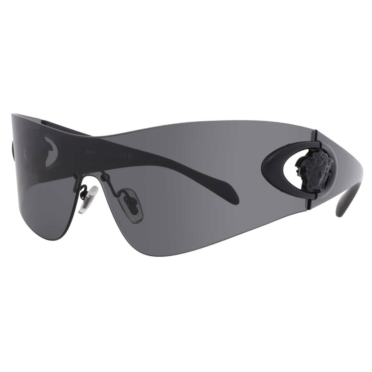Versace Dark Grey Shield Men's Sunglasses VE2280 143687 42