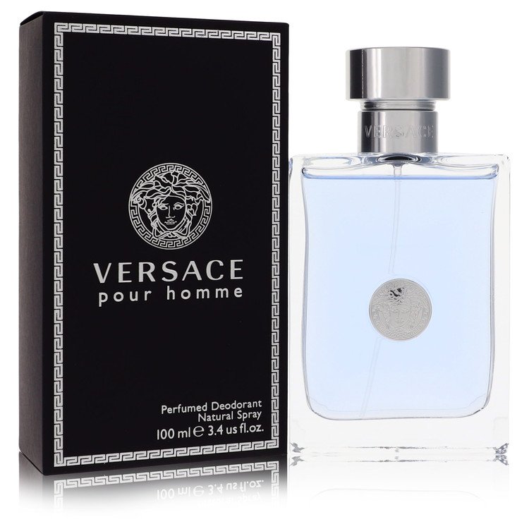 2pcs Combo Versace Pour Homme by Versace Deodorant Spray 3.4 oz for Men