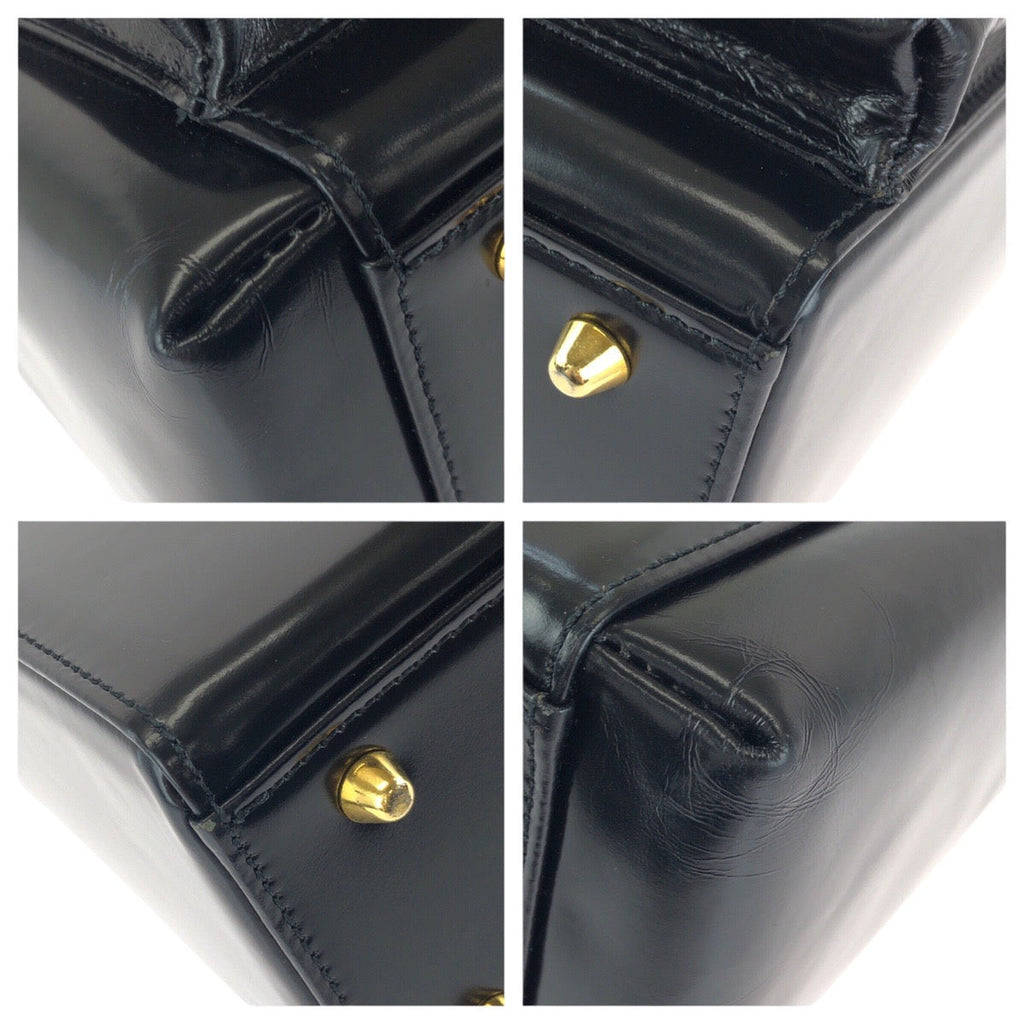 Versace Vintage Leather Handbag Tote