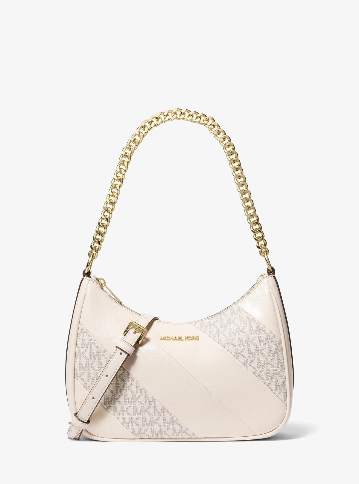Jet Set Travel Large Signature Logo Trim Convertible Crossbody Bag