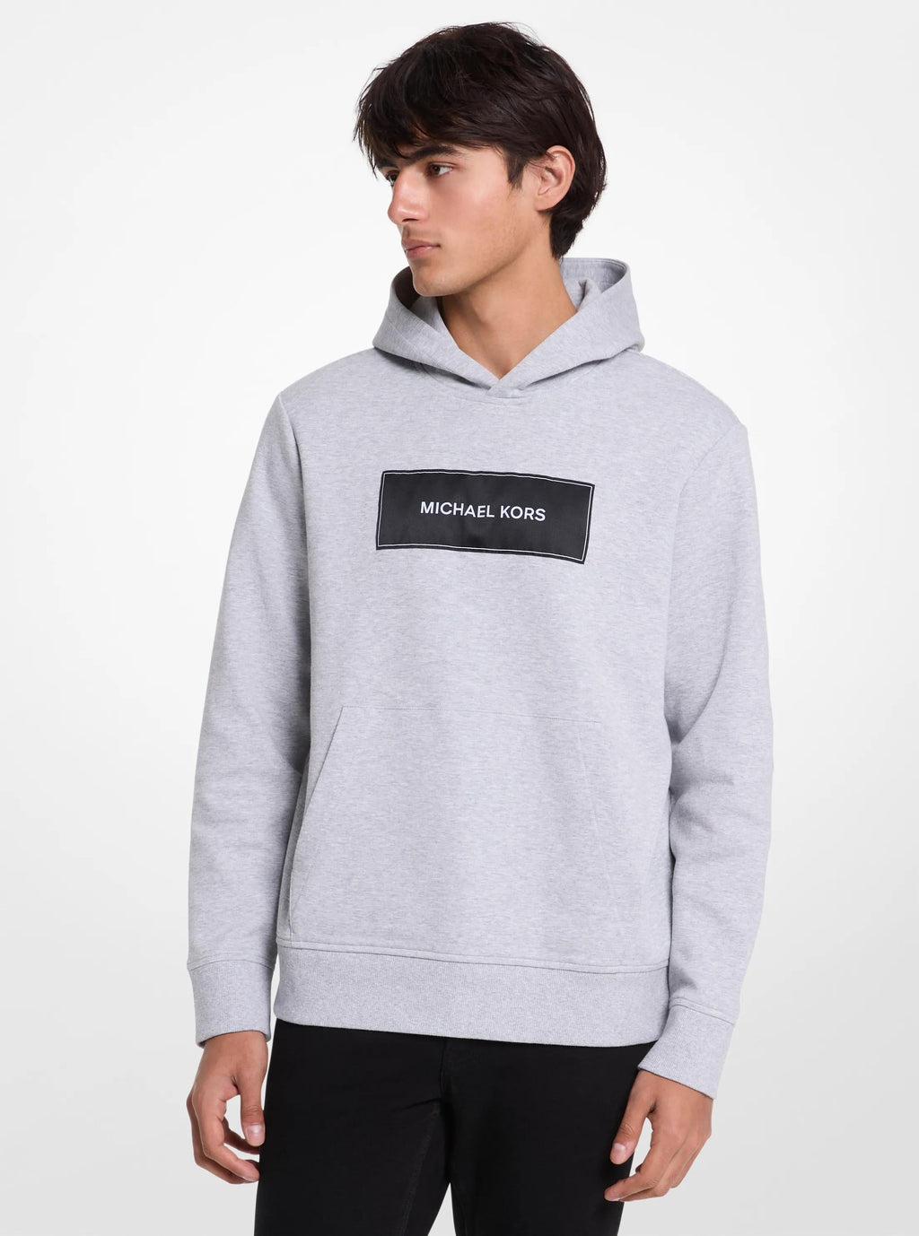 Logo Cotton Blend Hoodie