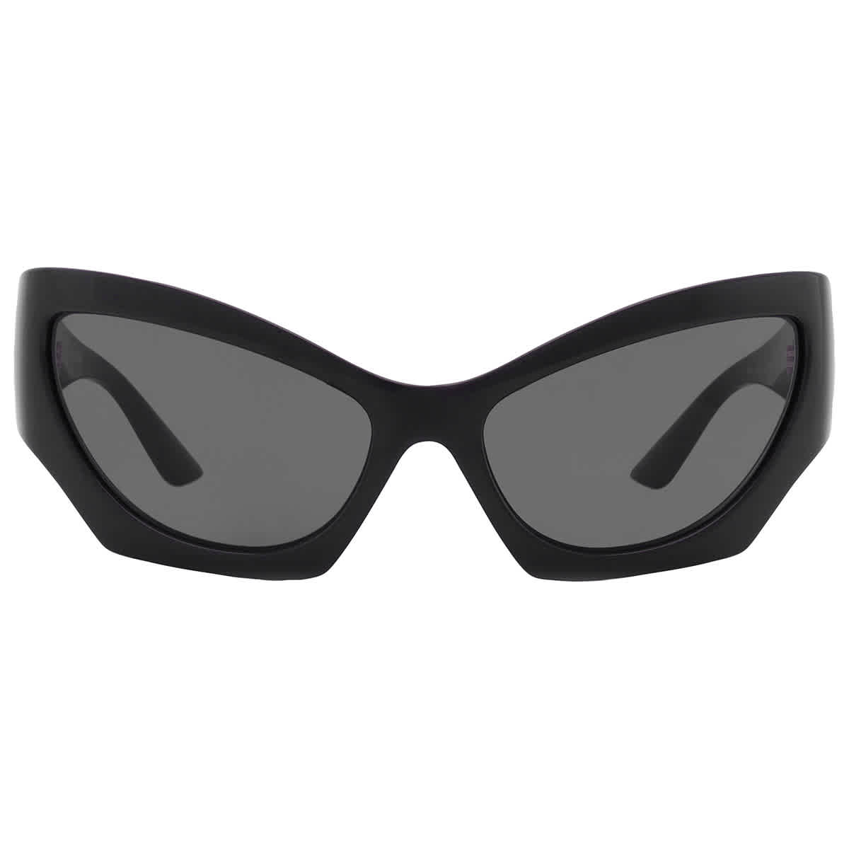 Versace Dark Grey Cat Eye Ladies Sunglasses VE4450 GB1/87 60