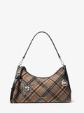 Sammy Medium Plaid Print Wool Blend Convertible Shoulder Bag