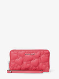 Jet Set Large Heart Embroidered Smartphone Wristlet