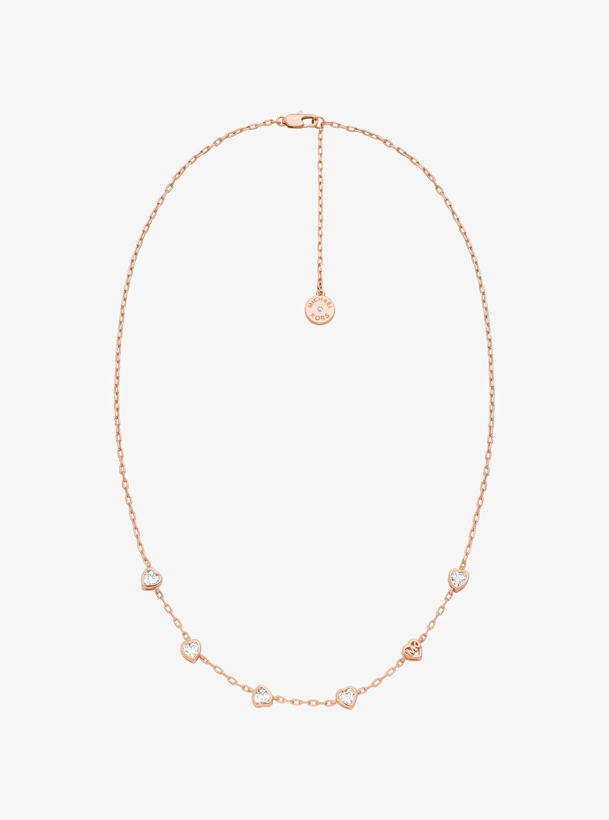 Heart Cubic Zirconia Necklace and Stud Earrings Gift Set