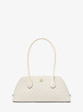 Petra Medium Signature Logo Shoulder Bag