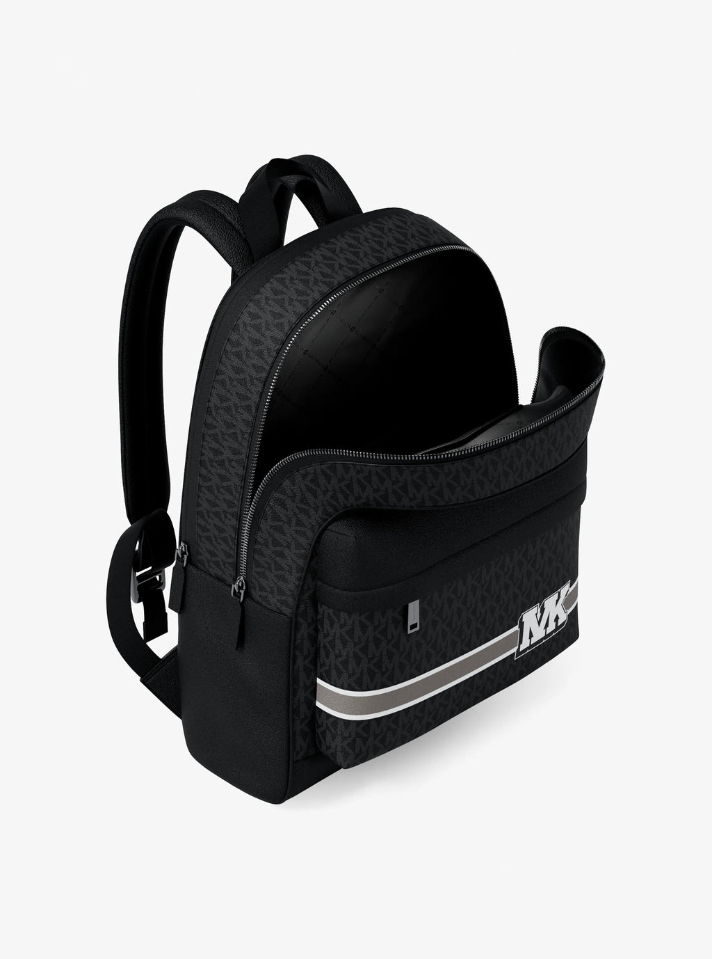 Pacey Embellished Striped Signature Logo Backpack