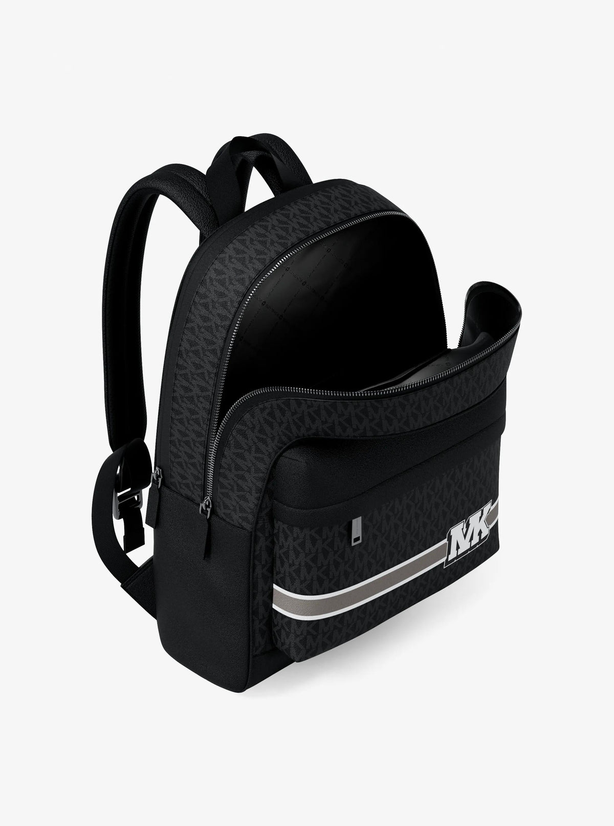 Pacey Embellished Striped Signature Logo Backpack