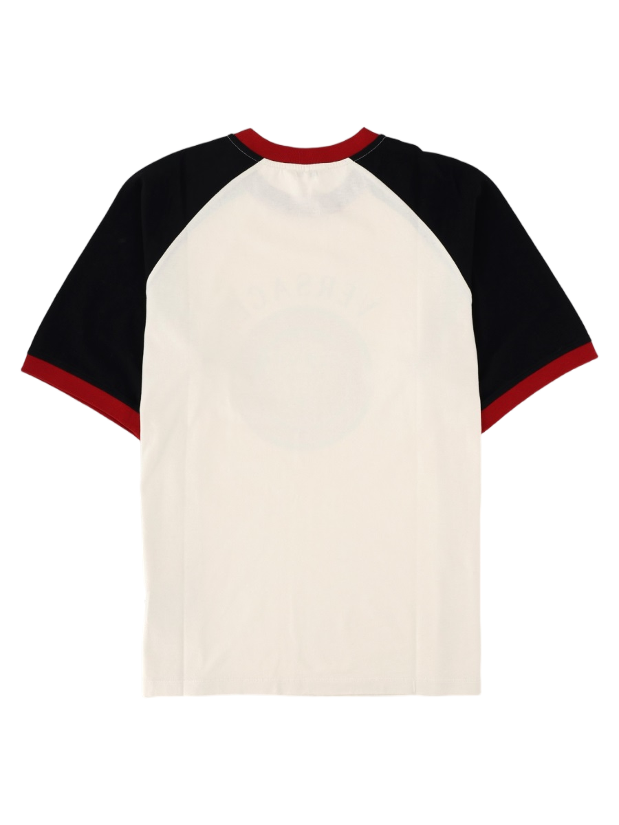 Multicolour Short-Sleeve Medusa Cotton T-Shirt