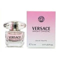 2PCS Combo Versace Bright Crystal Eau De Toilette Versace Women's Perfume 0.17 Oz Mini